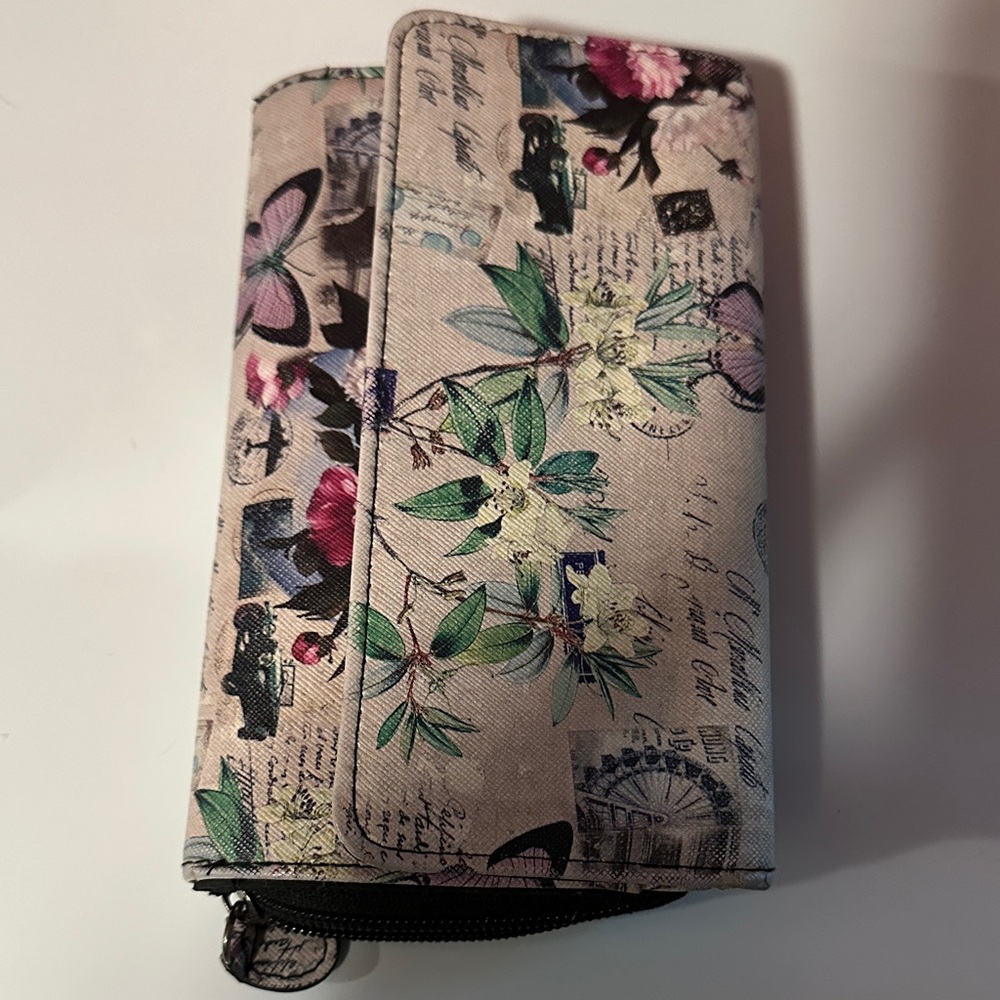 Floral Butterfly Wallet